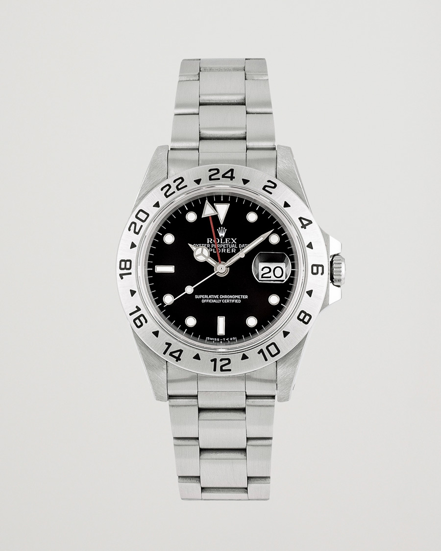Heren | Rolex Pre-Owned Explorer II 16570 Silver | Rolex Pre-Owned | Explorer II 16570 Silver