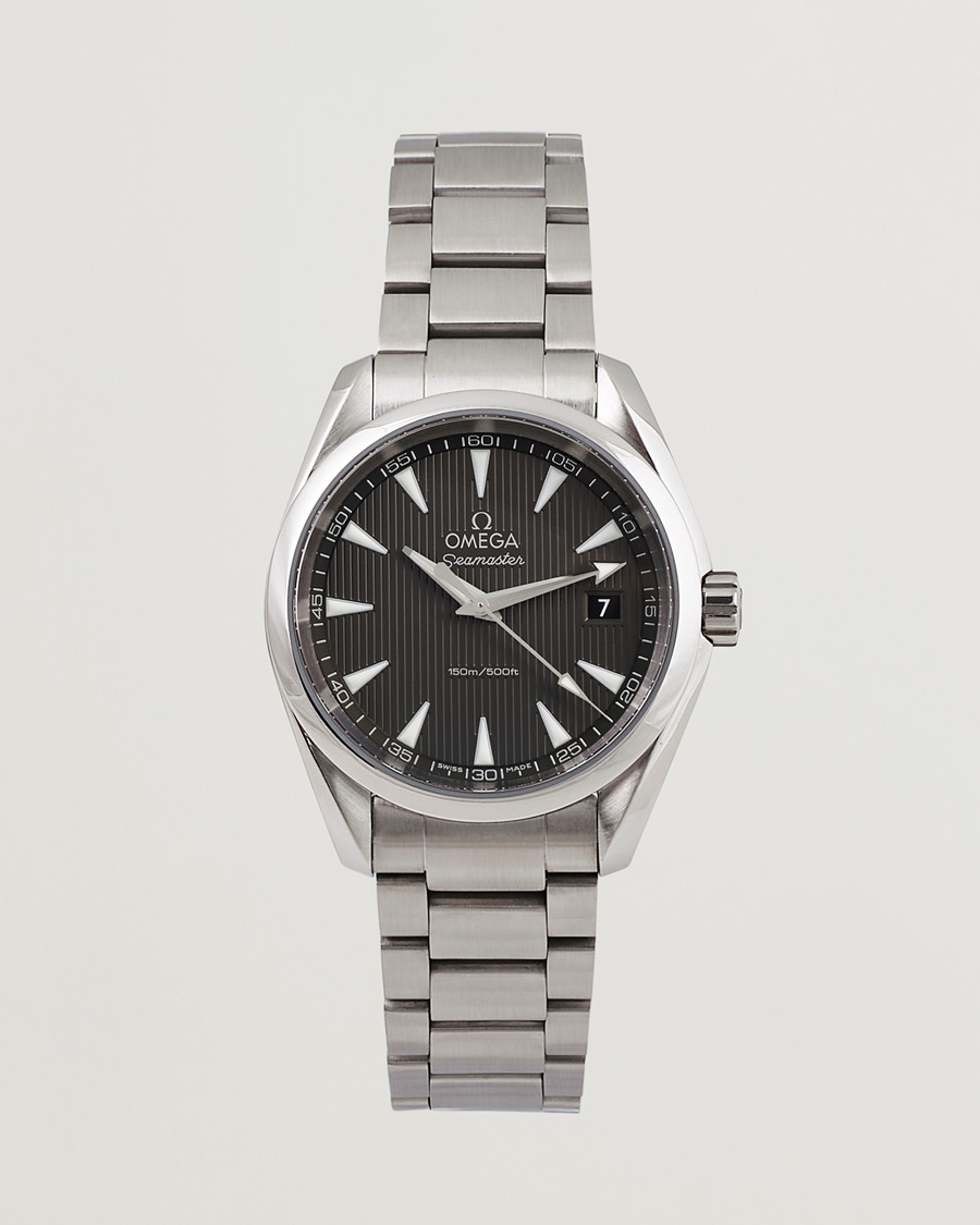Heren | Omega Pre-Owned Seamaster Aqua Terra Silver | Omega Pre-Owned | Seamaster Aqua Terra Silver
