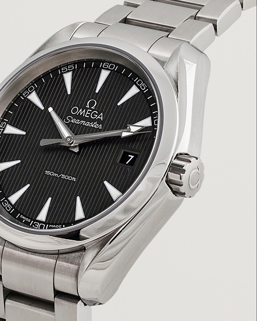 Heren | Omega Pre-Owned Seamaster Aqua Terra Silver | Omega Pre-Owned | Seamaster Aqua Terra Silver