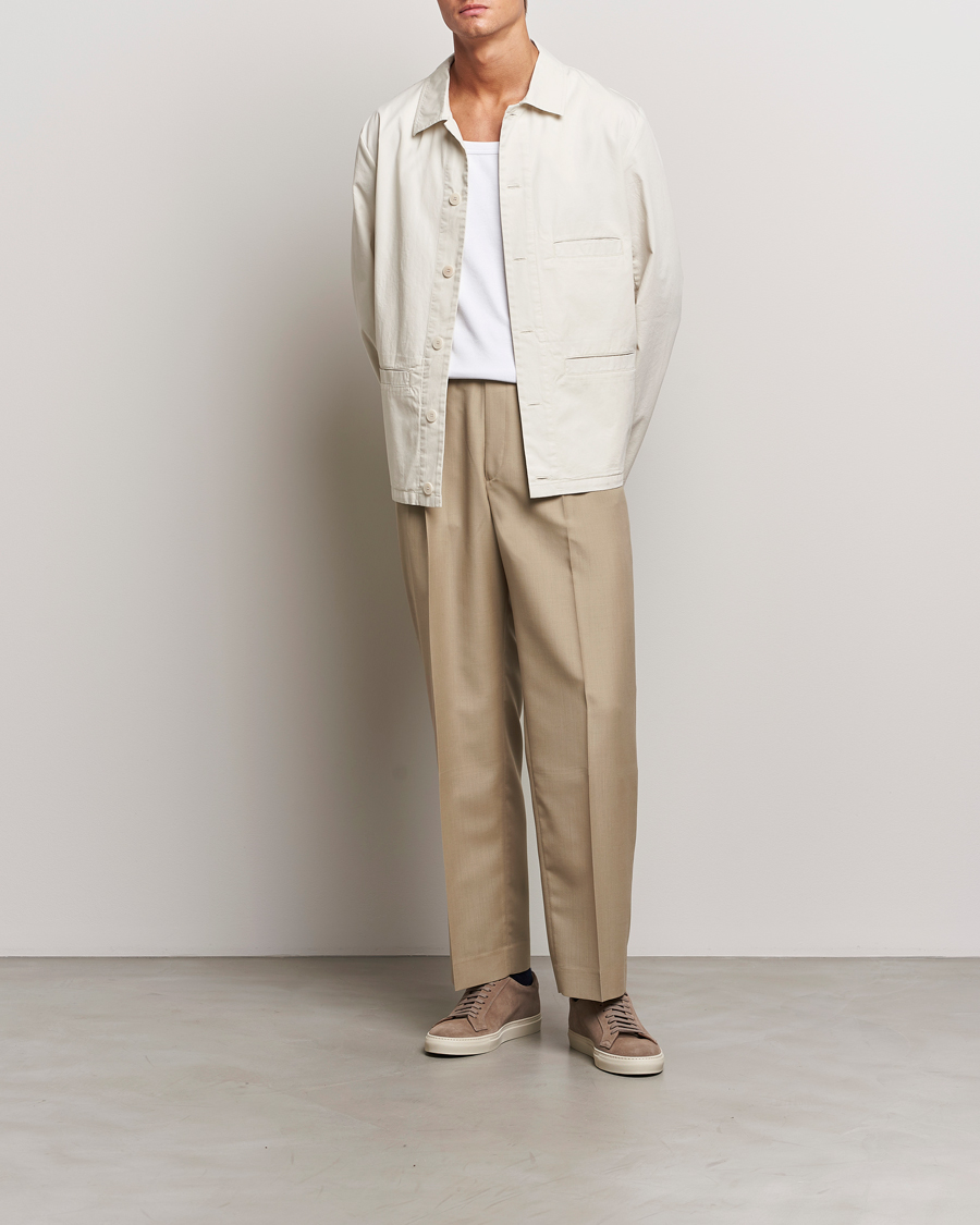 Homme | Chemises | A.P.C. | Veste Vianny Overshirt Chalk