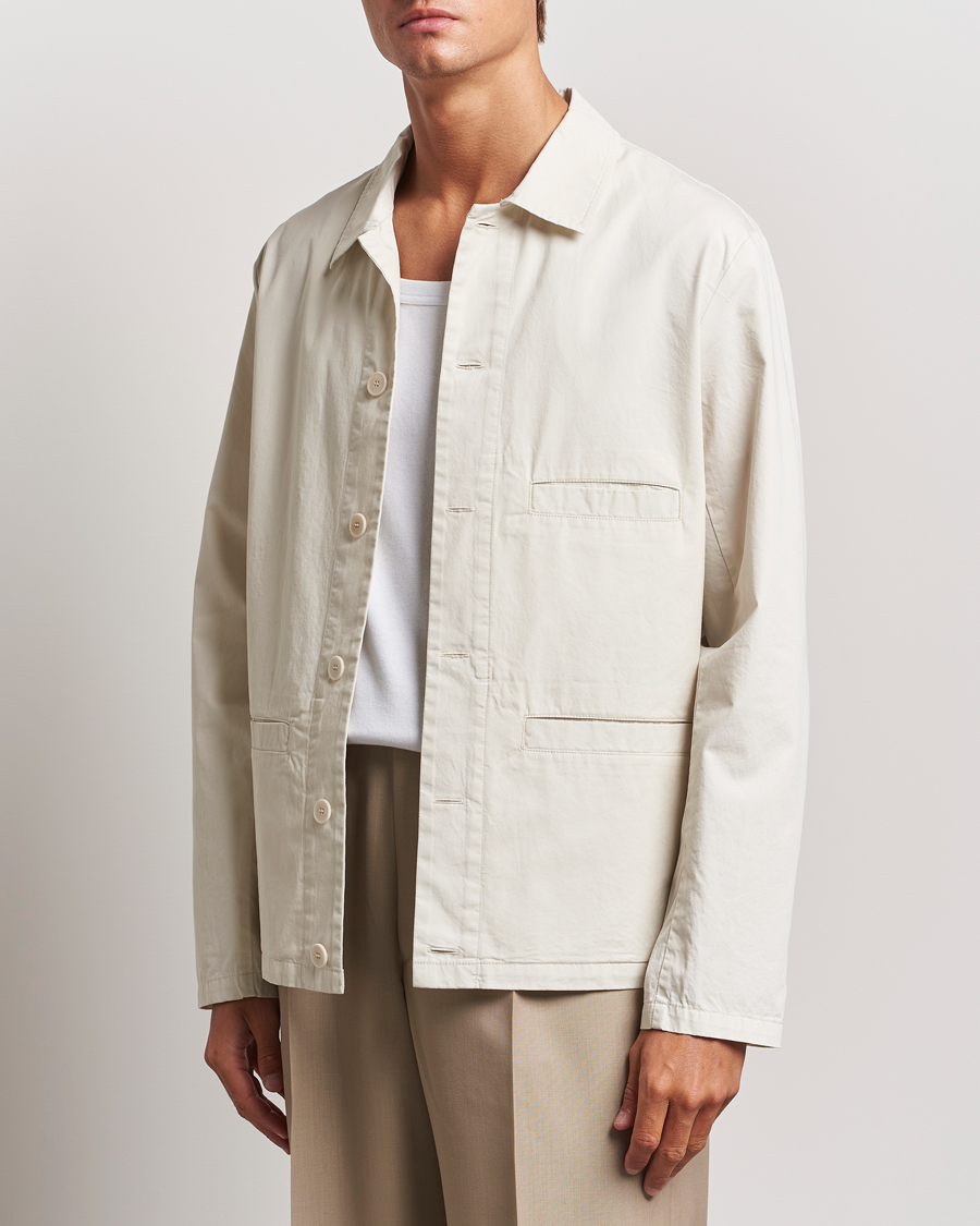 Homme | Chemises | A.P.C. | Veste Vianny Overshirt Chalk