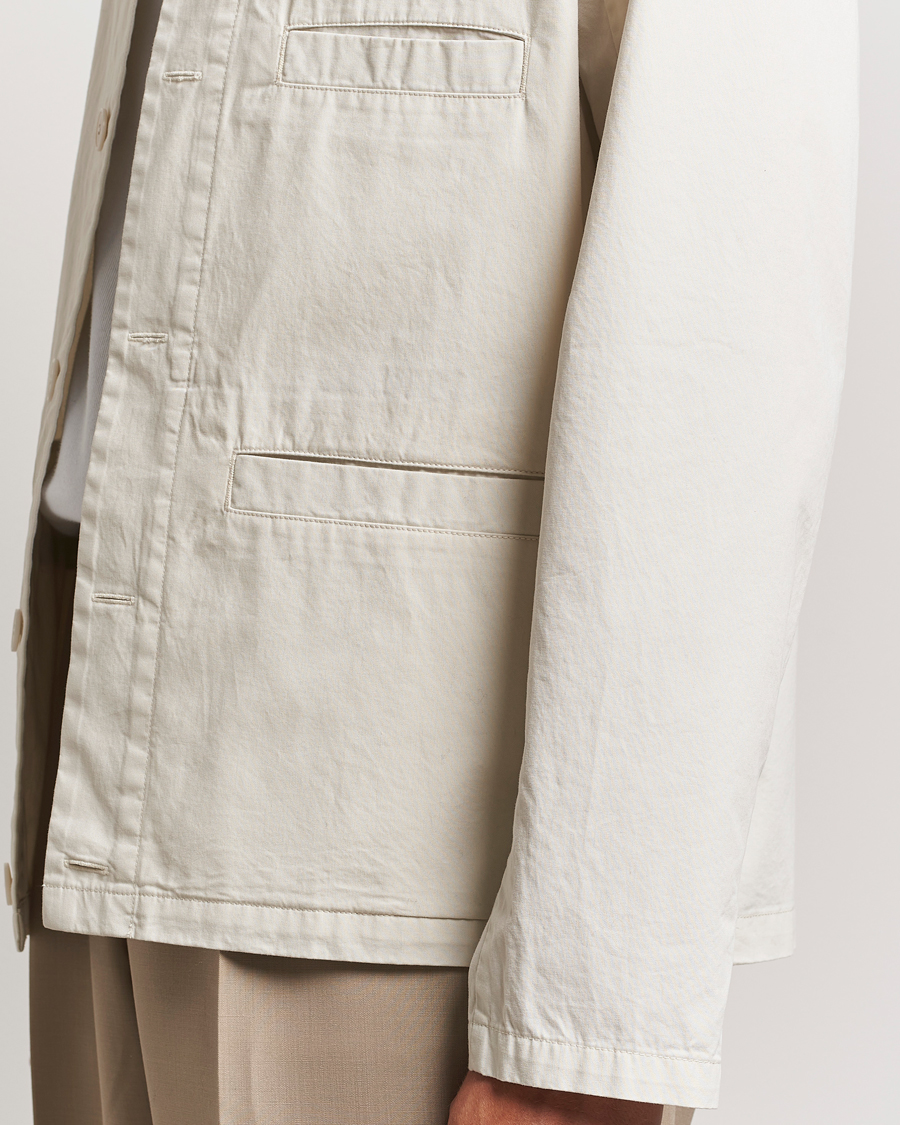 Homme | Chemises | A.P.C. | Veste Vianny Overshirt Chalk