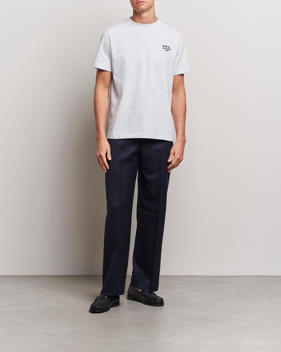 Heren | T-shirts | A.P.C. | Rue Madame T-Shirt Heather Grey