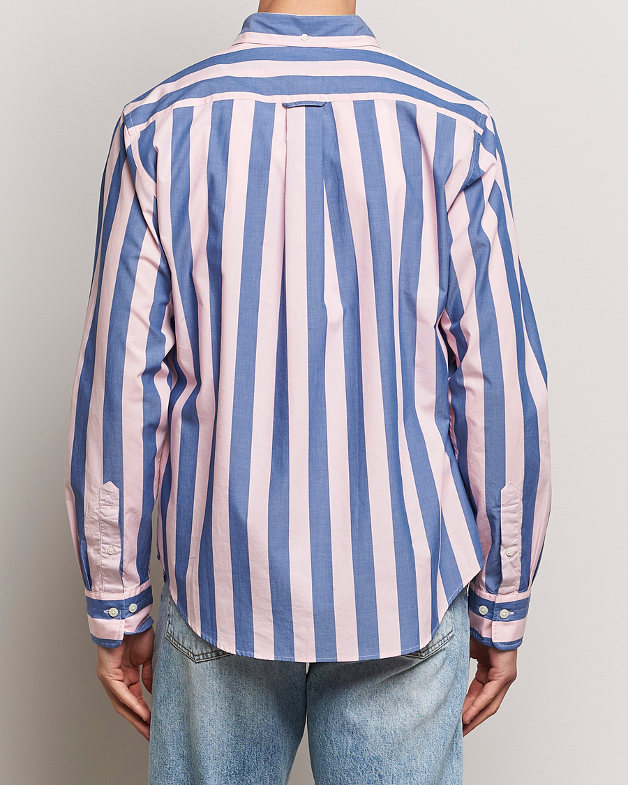 Heren | Overhemden | GANT | Reg Poplin Parasol Stripe Shirt Blushing Pink