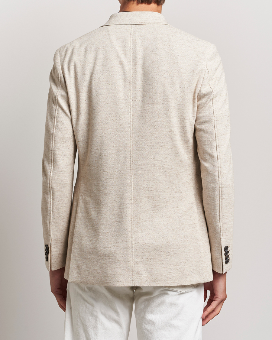 Homme | Blazers | GANT | Slim Cotton/Linen Jersey Blazer Seed Melange