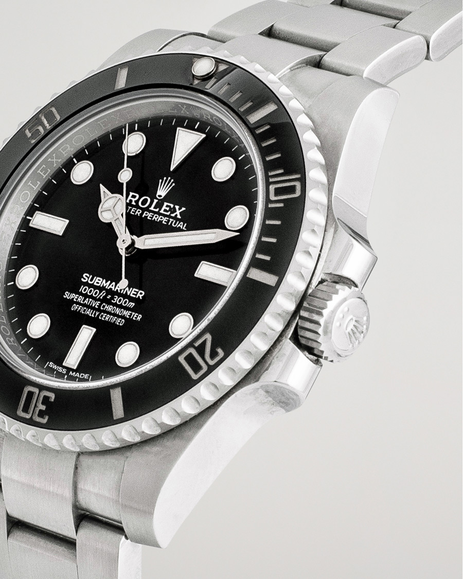 Homme | Rolex Pre-Owned Submariner 114060 Silver | Rolex Pre-Owned | Submariner 114060 Silver