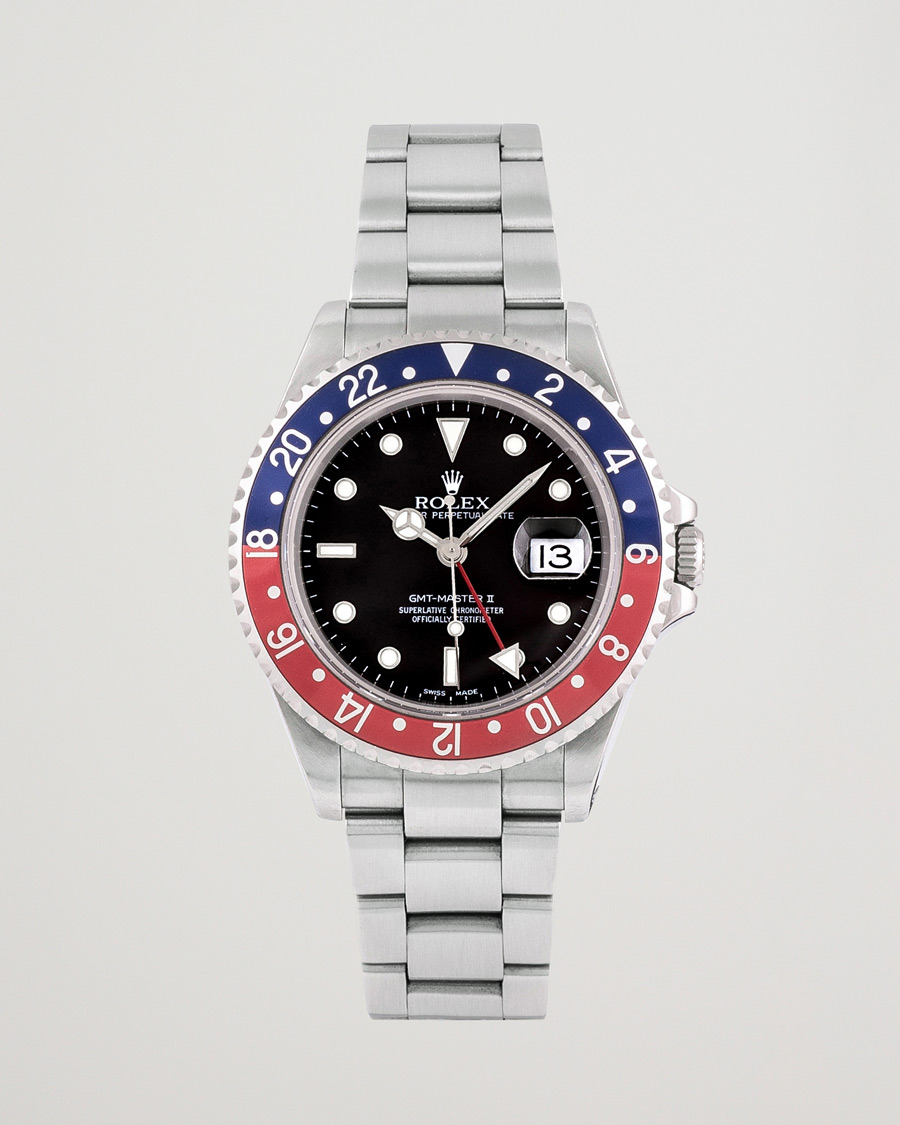 Heren | Rolex Pre-Owned GMT 16710 Silver | Rolex Pre-Owned | GMT 16710 Silver