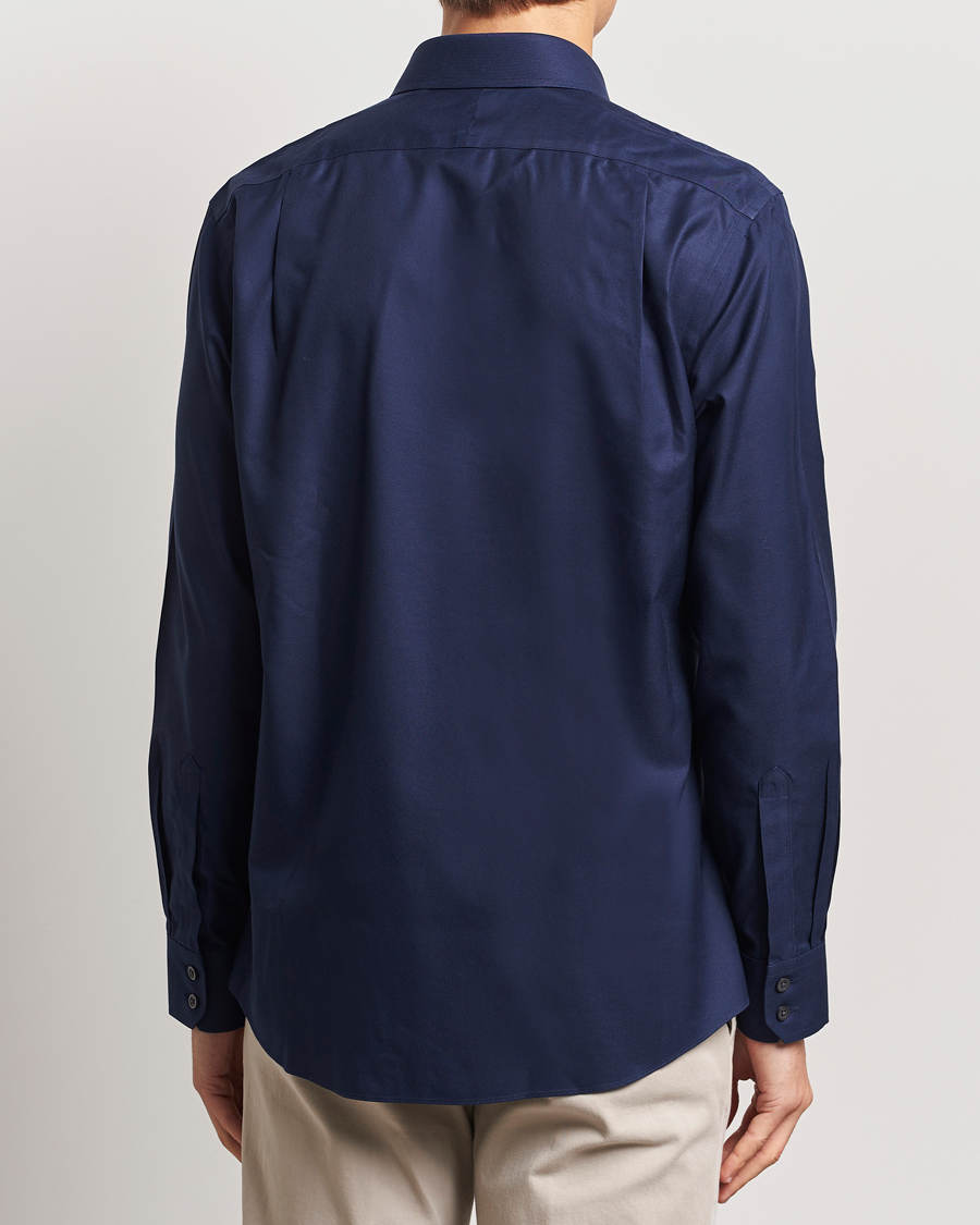Heren | Overhemden | Charles Tyrwhitt | Slim Fit Non Iron Cotton Twill Shirt Navy