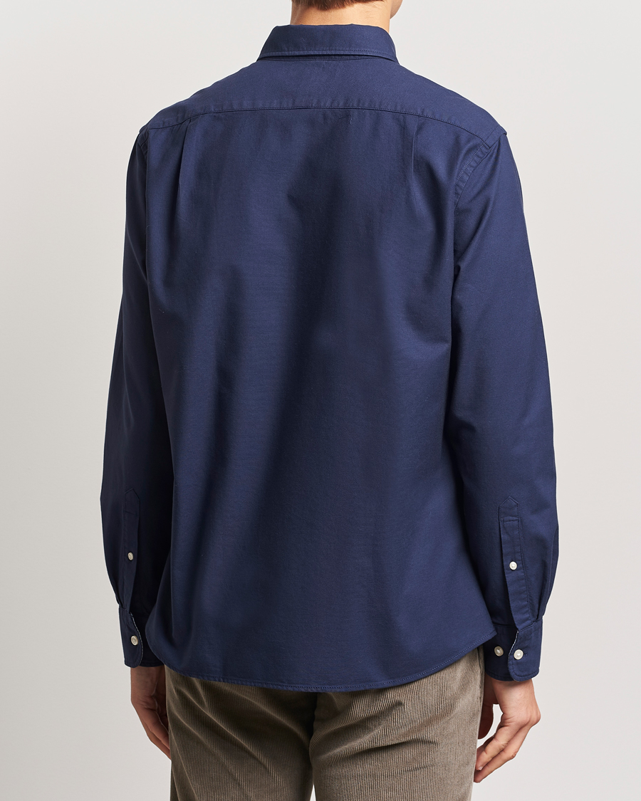 Heren | Overhemden | Charles Tyrwhitt | Button Down Stretch Oxford Shirt Navy