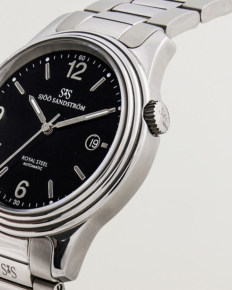 Heren | Sjöö Sandström Pre-Owned Royal Steel 41mm Silver | Sjöö Sandström Pre-Owned | Royal Steel 41mm Silver