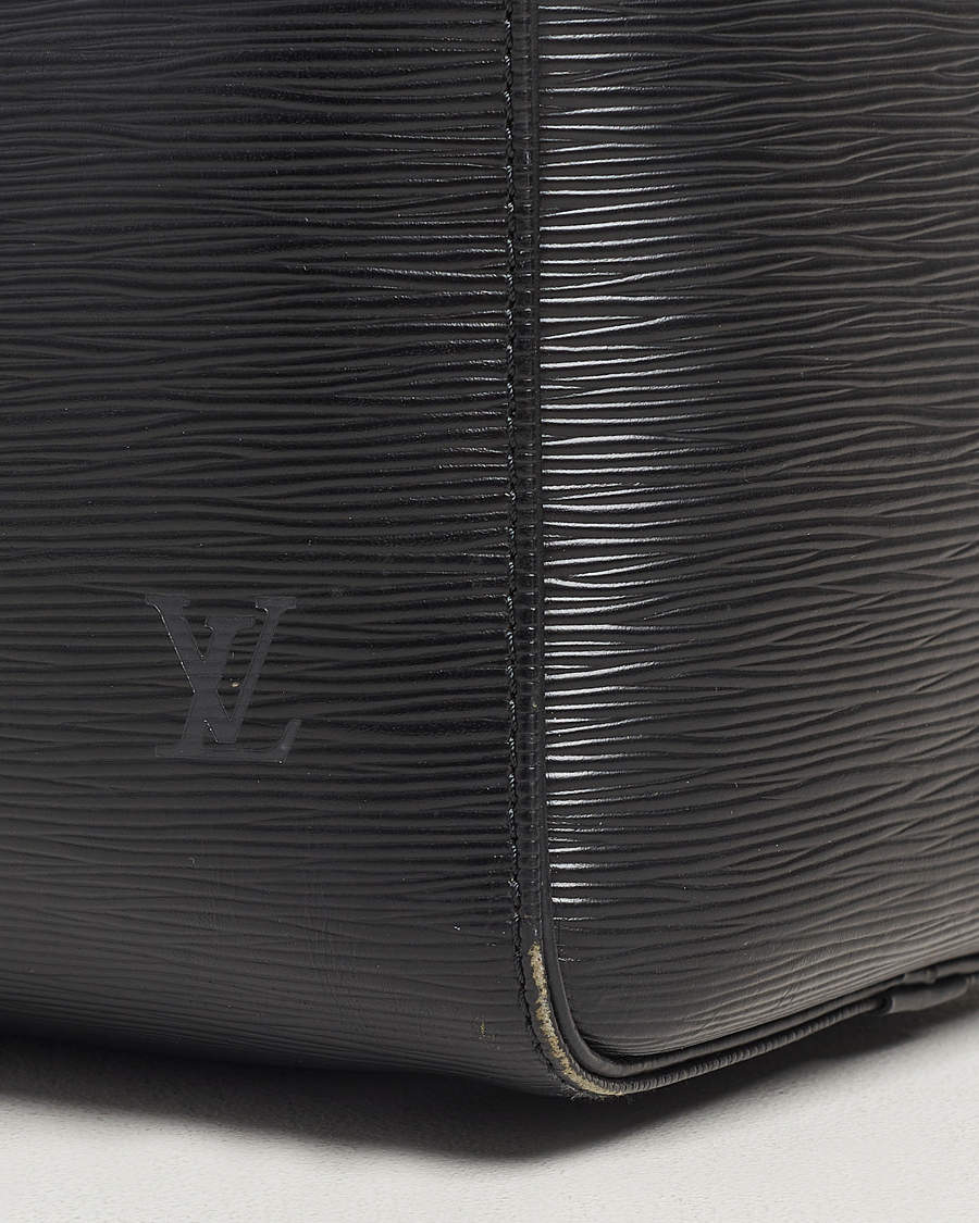 Homme | Louis Vuitton Pre-Owned Keepall 50 Epi Leather Travel Bag Black | Louis Vuitton Pre-Owned | Keepall 50 Epi Leather Travel Bag Black
