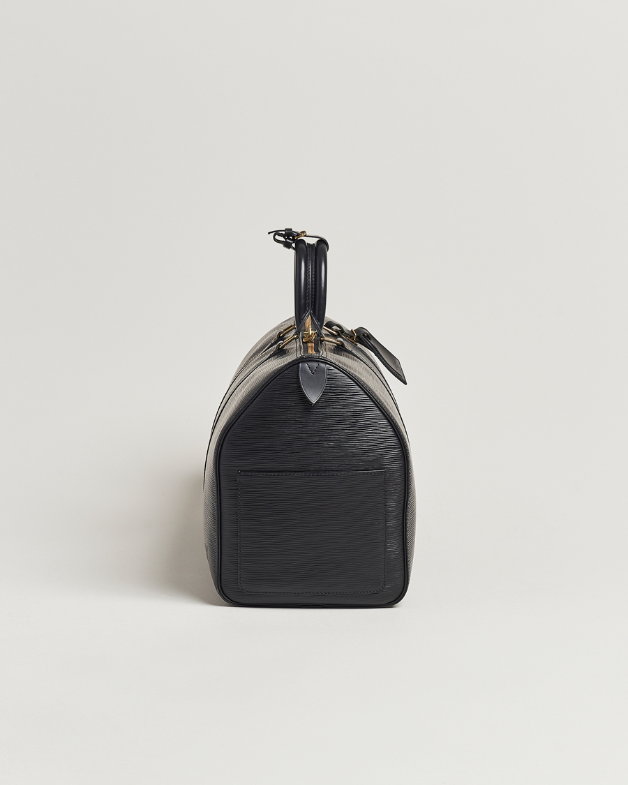 Homme | Louis Vuitton Pre-Owned Keepall 50 Epi Leather Travel Bag Black | Louis Vuitton Pre-Owned | Keepall 50 Epi Leather Travel Bag Black