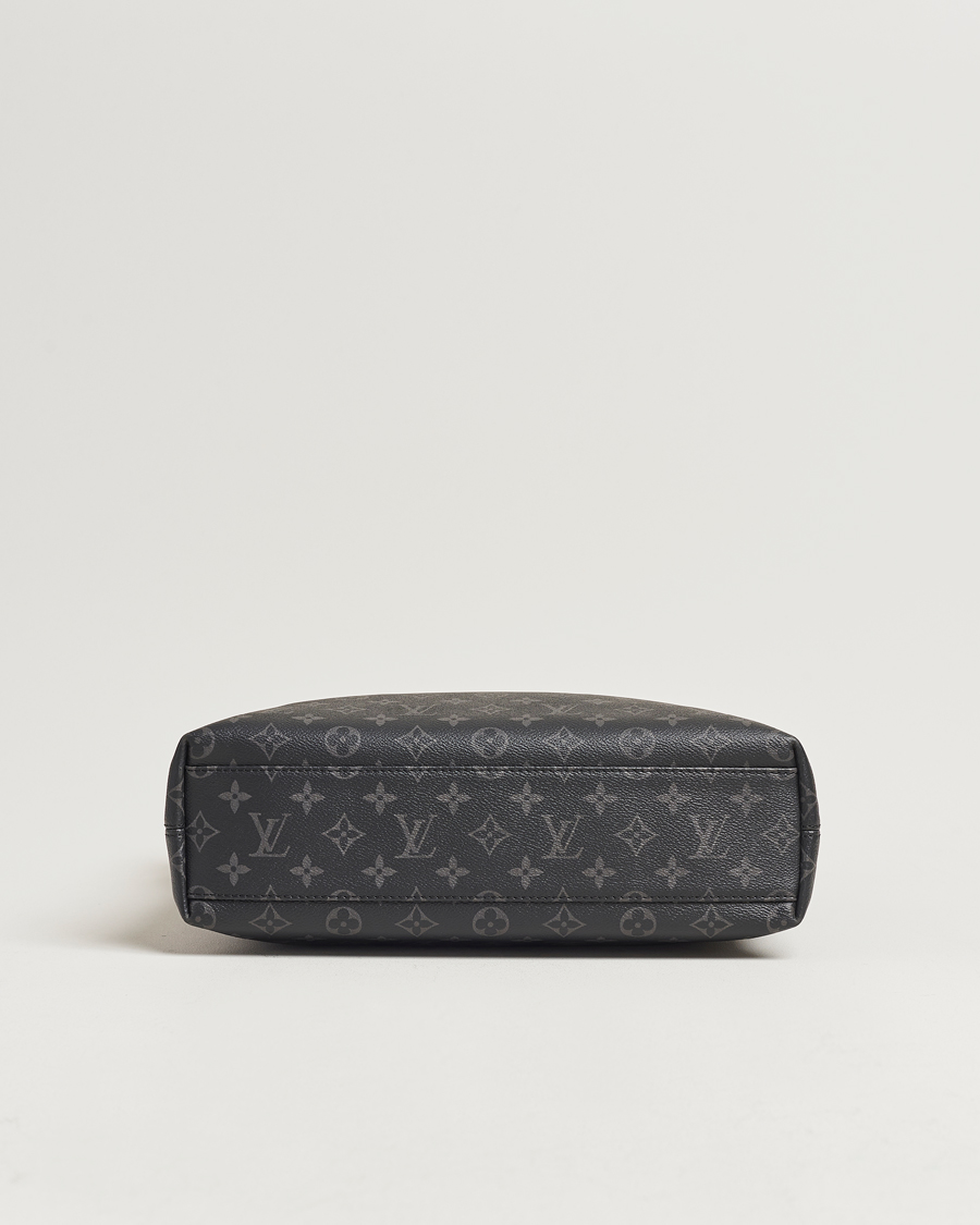 Homme | Louis Vuitton Pre-Owned Explorer Tote Bag Monogram Eclipse | Louis Vuitton Pre-Owned | Explorer Tote Bag Monogram Eclipse
