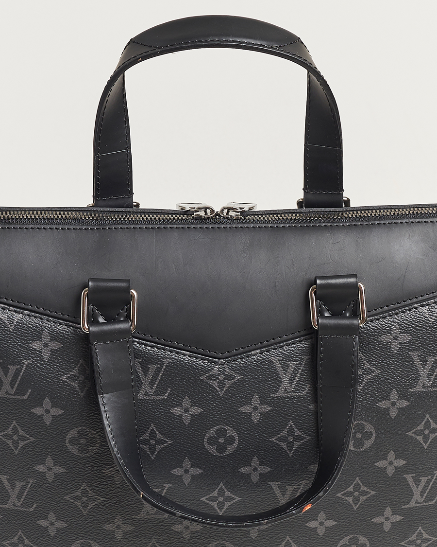 Homme | Louis Vuitton Pre-Owned Explorer Tote Bag Monogram Eclipse | Louis Vuitton Pre-Owned | Explorer Tote Bag Monogram Eclipse