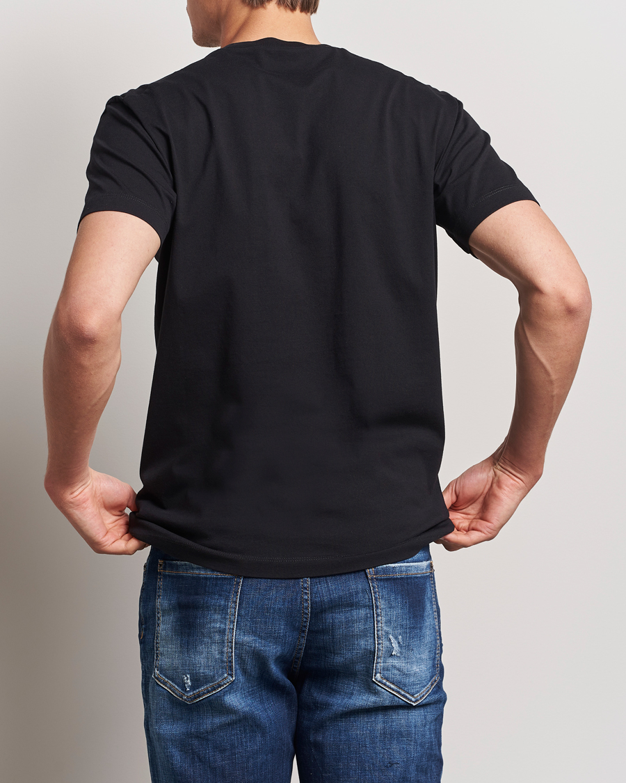 Heren | T-shirts | Dsquared2 | Horror Leaf T-Shirt Black
