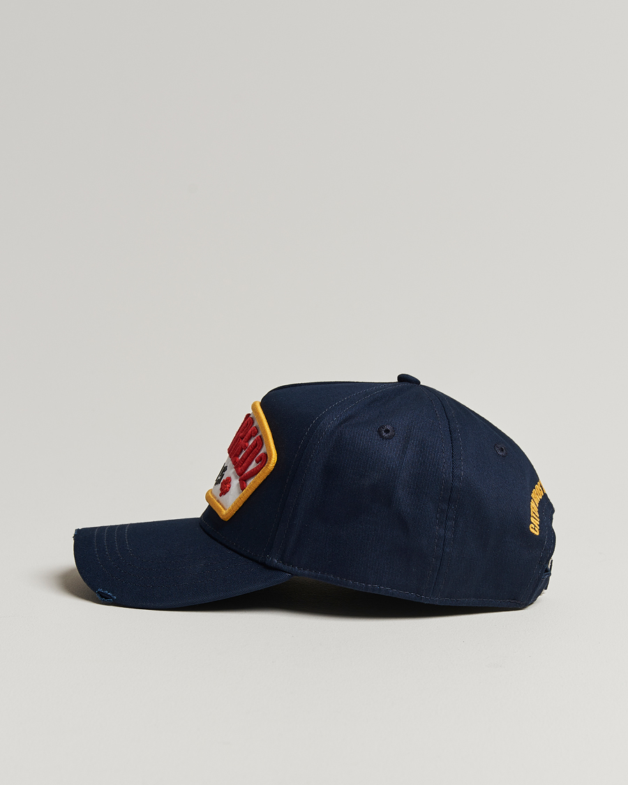 Homme | Dsquared2 Logo Baseball Cap Navy | Dsquared2 | Logo Baseball Cap Navy