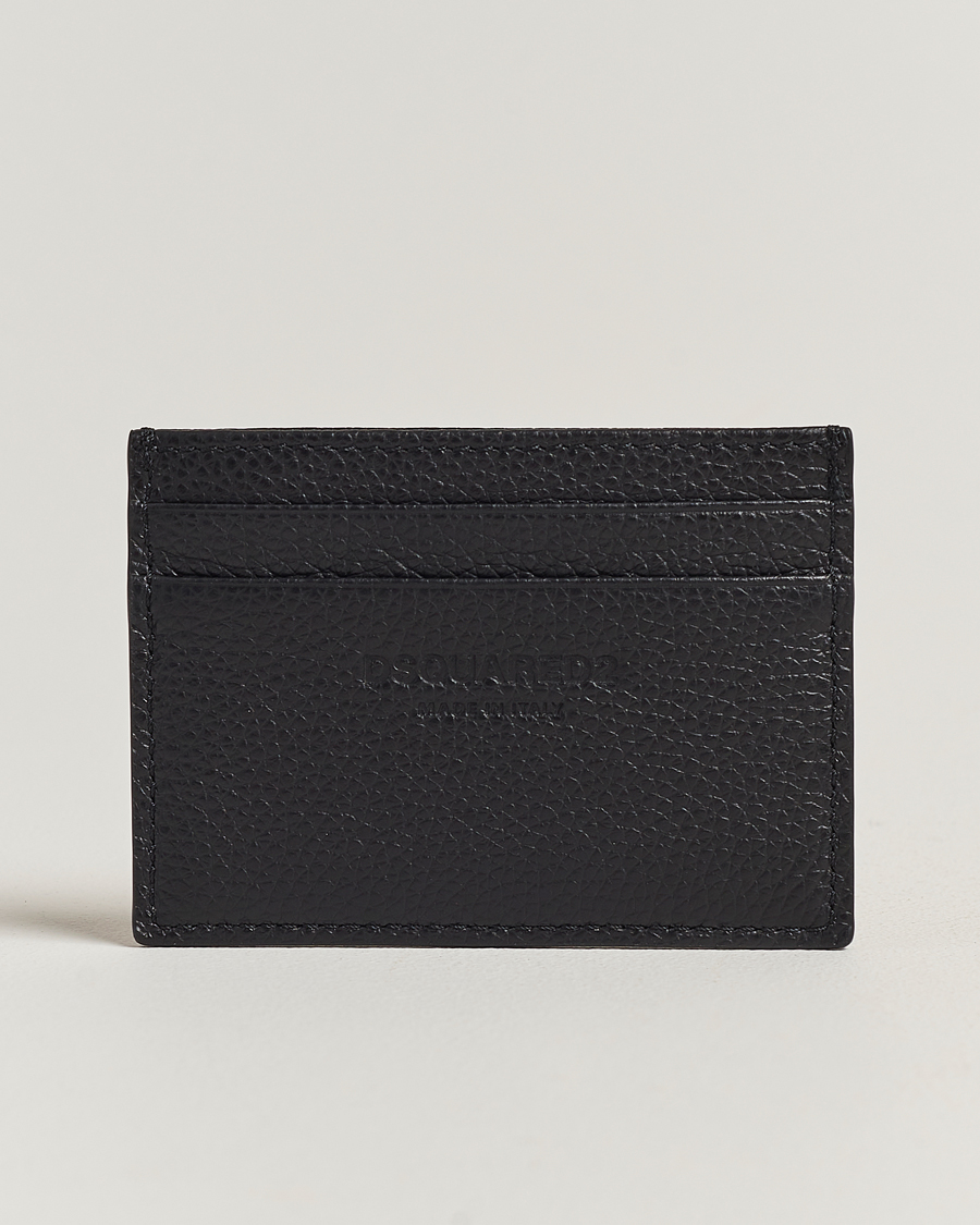 Homme | Dsquared2 Bob Credit Card Holder Black | Dsquared2 | Bob Credit Card Holder Black