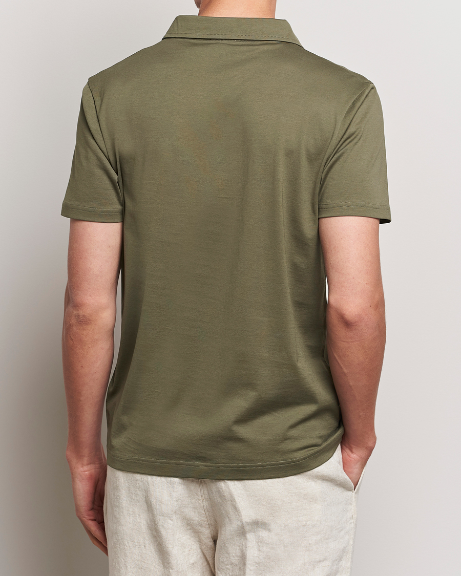 Heren | Polo's | Sunspel | Cotton Jersey Polo Khaki
