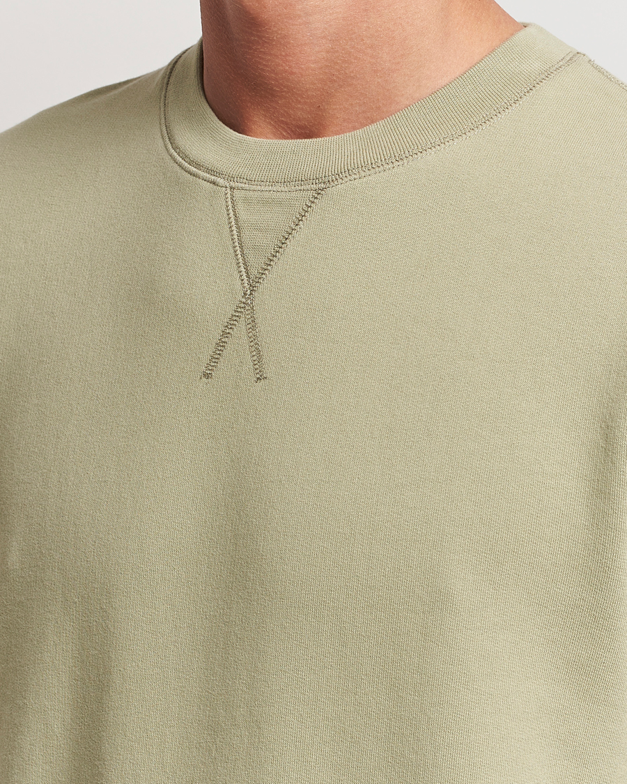Homme | Pulls Et Tricots | Sunspel | Loopback Sweatshirt Pale Khaki