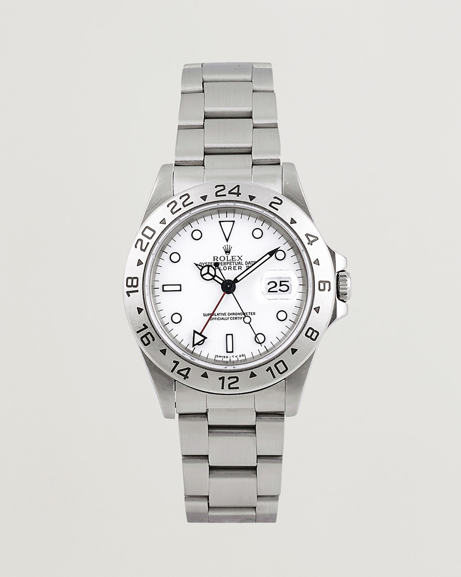Homme | Rolex Pre-Owned Explorer II 16570 Silver | Rolex Pre-Owned | Explorer II 16570 Silver