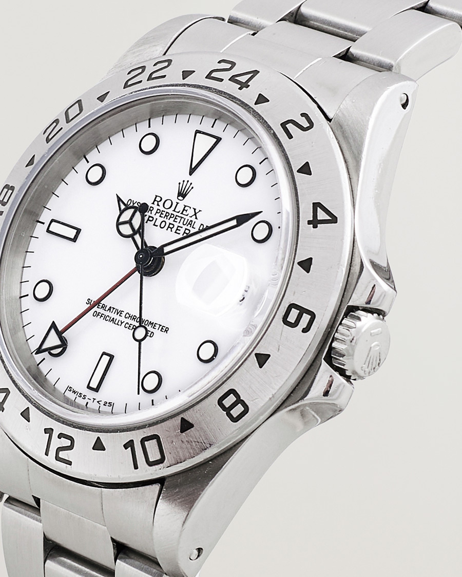 Homme | Rolex Pre-Owned Explorer II 16570 Silver | Rolex Pre-Owned | Explorer II 16570 Silver