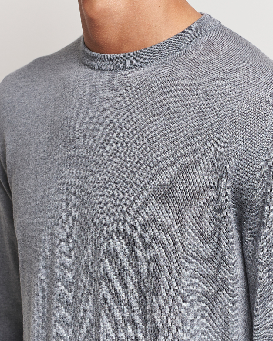 Homme | Pulls Et Tricots | Canali | Merino Wool Crew Neck Light Grey