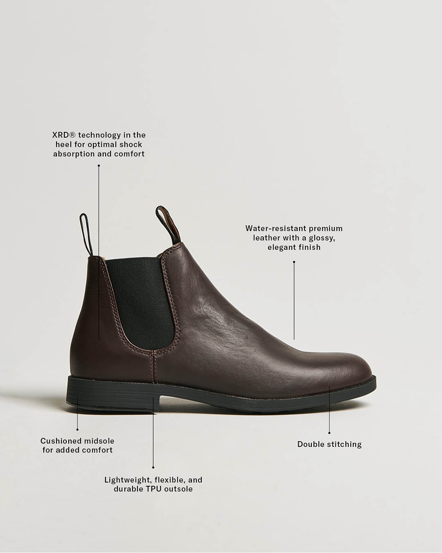 Heren | Laarzen | Blundstone | 1900 Dress Ankle Leather Chelsea Boot Chestnut