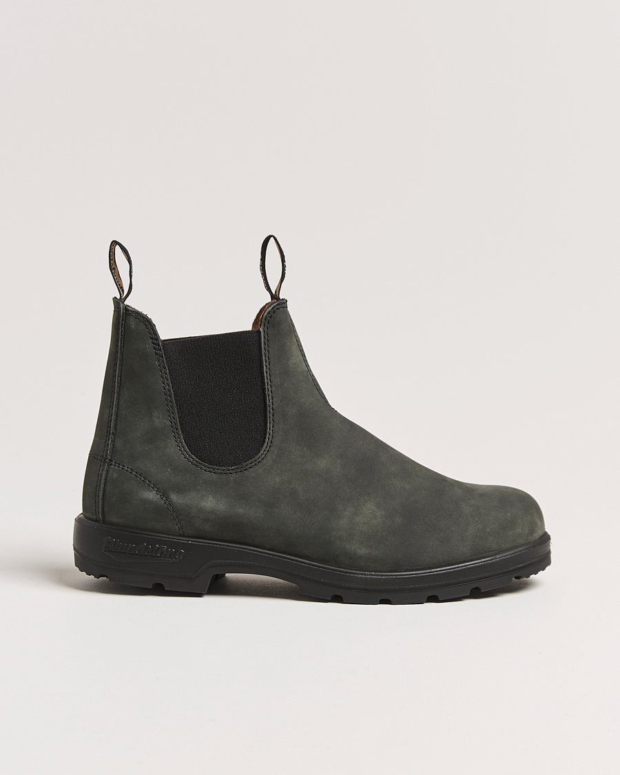 Homme | Bottes | Blundstone | 587 Original Leather Chelsea Boot Rustic Black