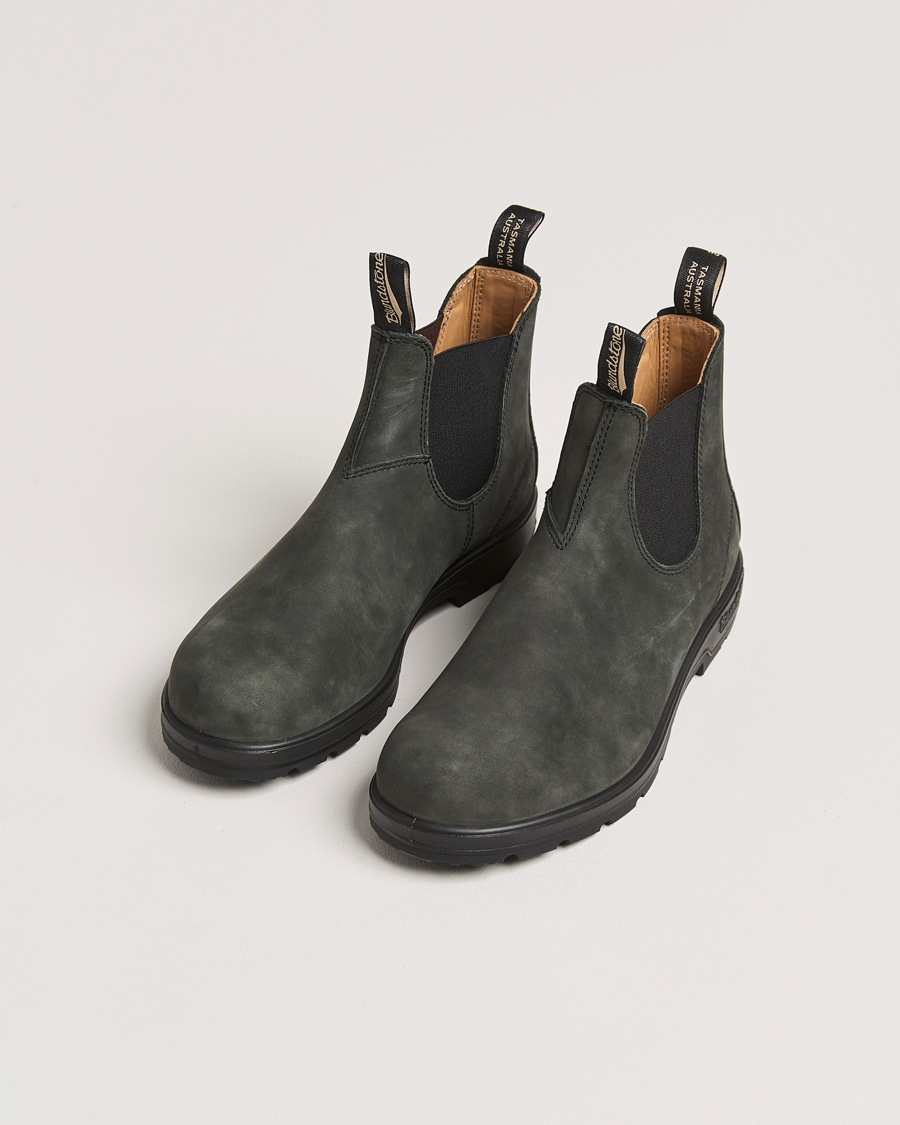 Homme | Bottes | Blundstone | 587 Original Leather Chelsea Boot Rustic Black