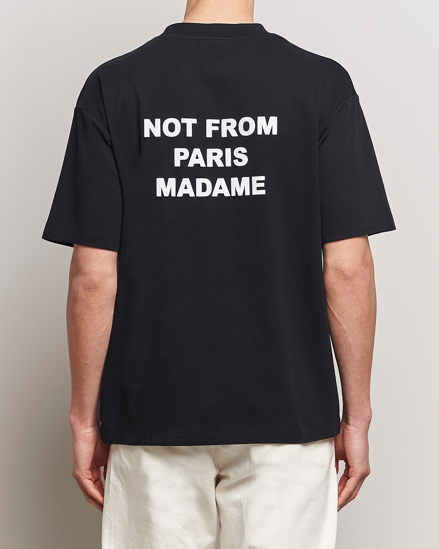Heren | T-shirts | Drôle de Monsieur | Slogan T-Shirt Black