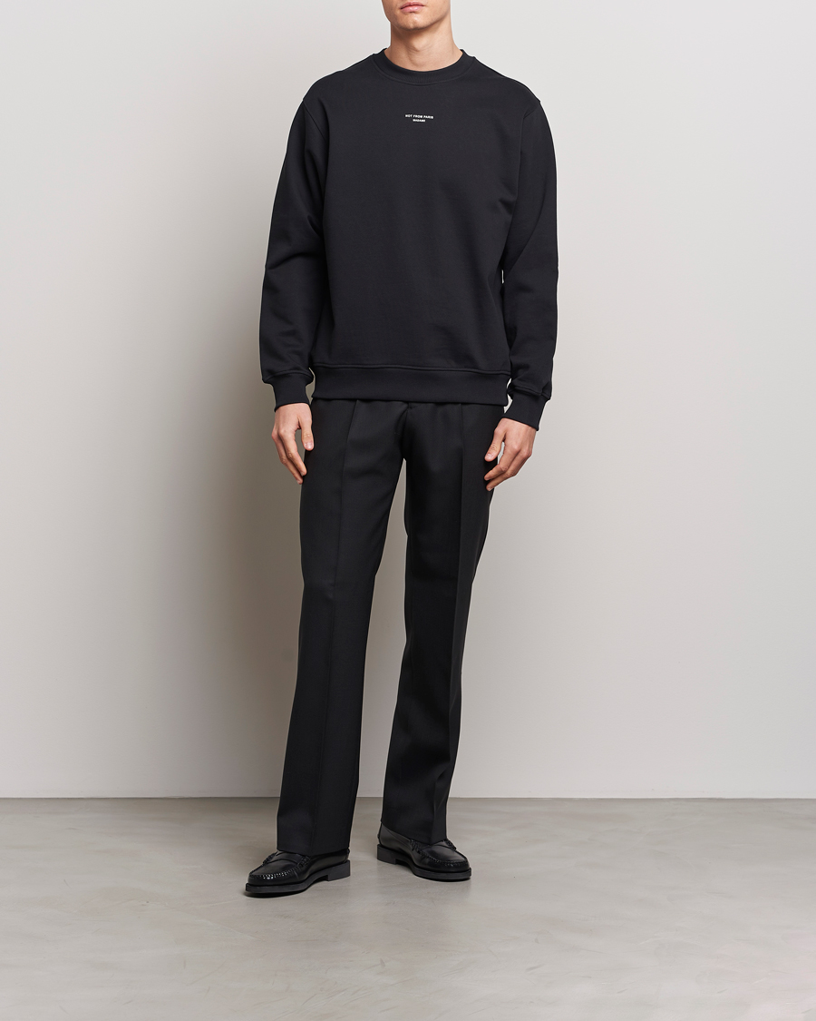 Homme | Pulls Et Tricots | Drôle de Monsieur | Classic Slogan Sweatshirt Black
