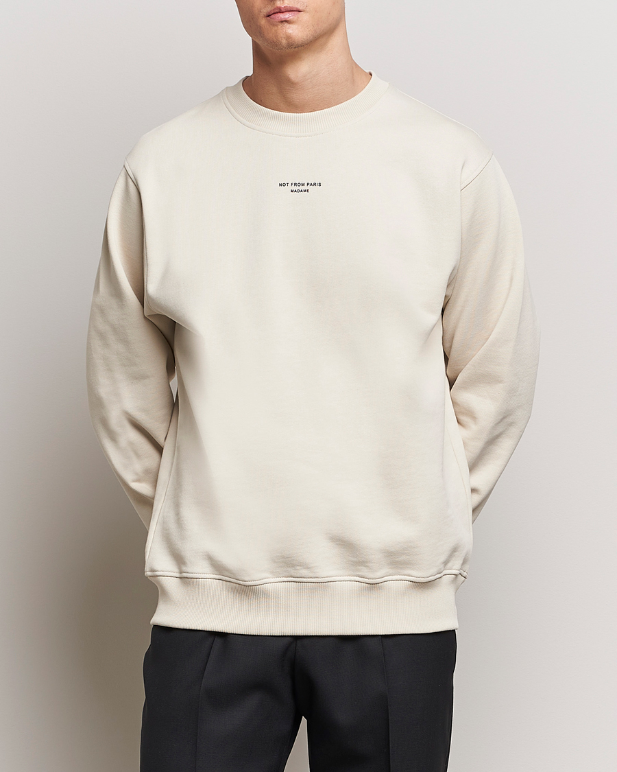 Homme | Pulls Et Tricots | Drôle de Monsieur | Classic Slogan Sweatshirt Mastic
