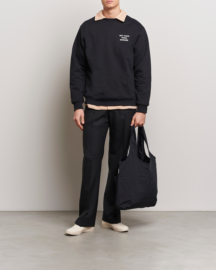 Homme | Pulls Et Tricots | Drôle de Monsieur | Slogan Sweatshirt Black