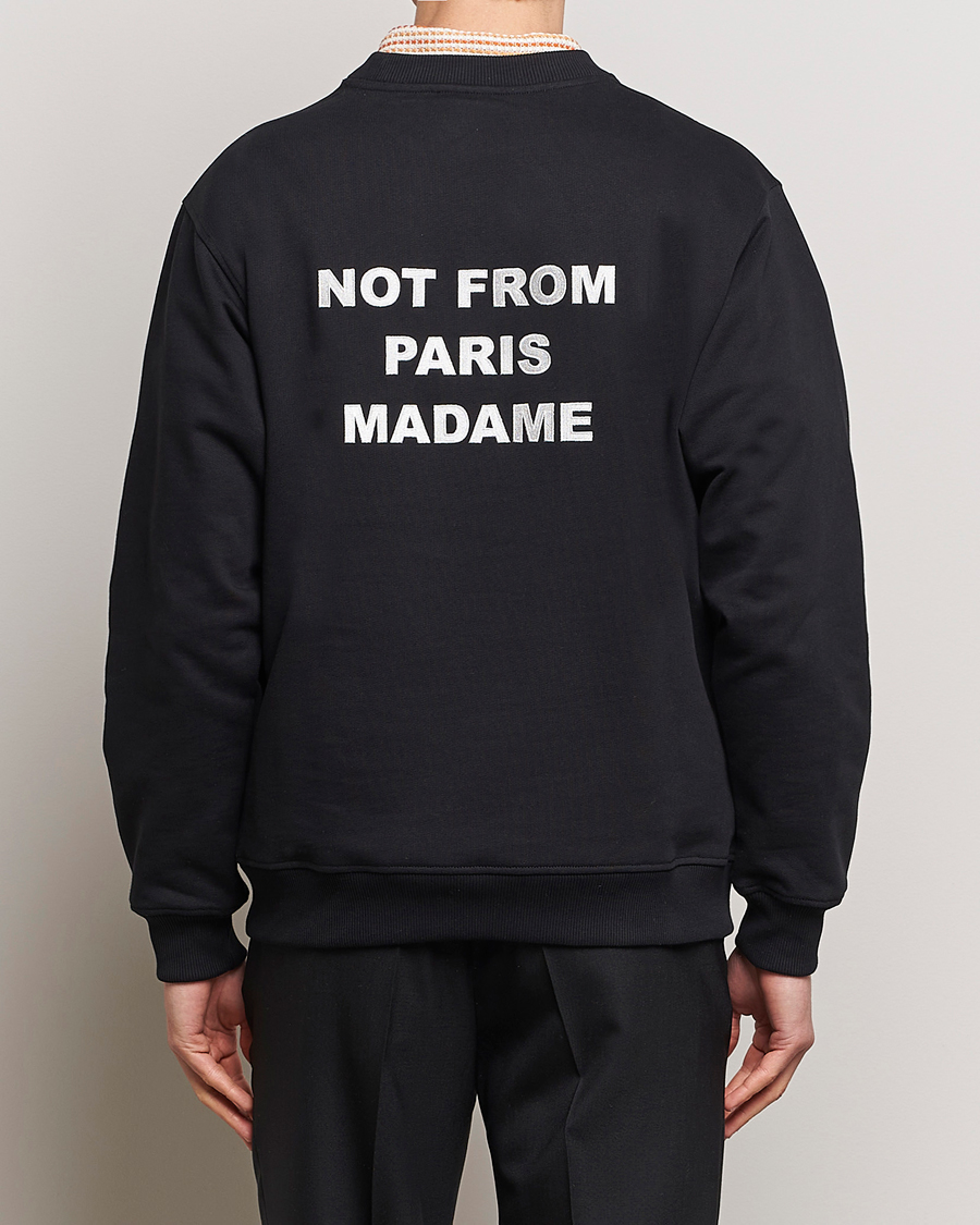 Homme | Pulls Et Tricots | Drôle de Monsieur | Slogan Sweatshirt Black