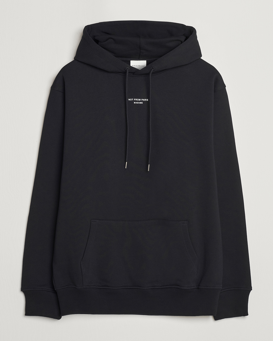 Heren | Truien | Drôle de Monsieur | Classic Slogan Hoodie Black
