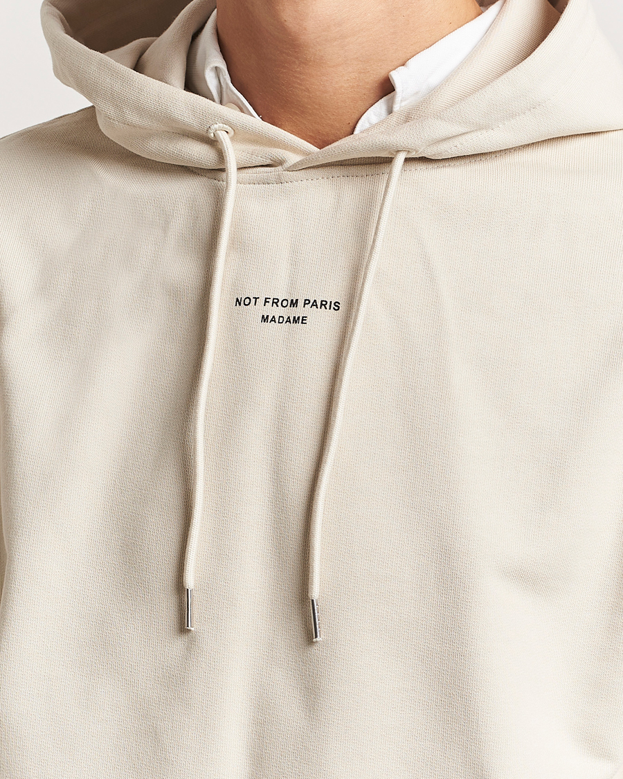 Heren | Truien | Drôle de Monsieur | Classic Slogan Hoodie Mastic