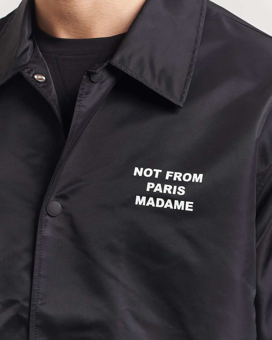 Homme | Manteaux Et Vestes | Drôle de Monsieur | La Veste Slogan Jacket Black