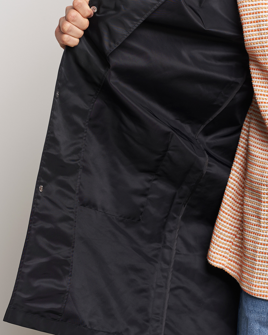 Heren | Jassen | Drôle de Monsieur | La Parka Slogan Coat Black