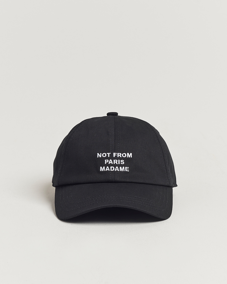Homme | Bobs Et Casquettes | Drôle de Monsieur | Slogan Baseball Cap Black