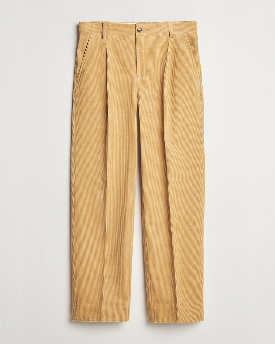 Heren | Broeken | GANT 240 Mulberry Street | Corduroy Pants Mustard Grain