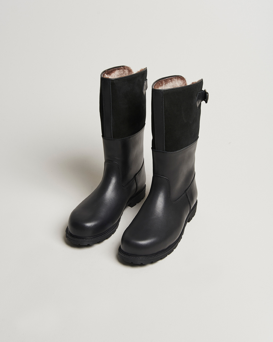 Homme | Ludwig Reiter Maronibrater Boot Black Calf/Suede Shaft | Ludwig Reiter | Maronibrater Boot Black Calf/Suede Shaft