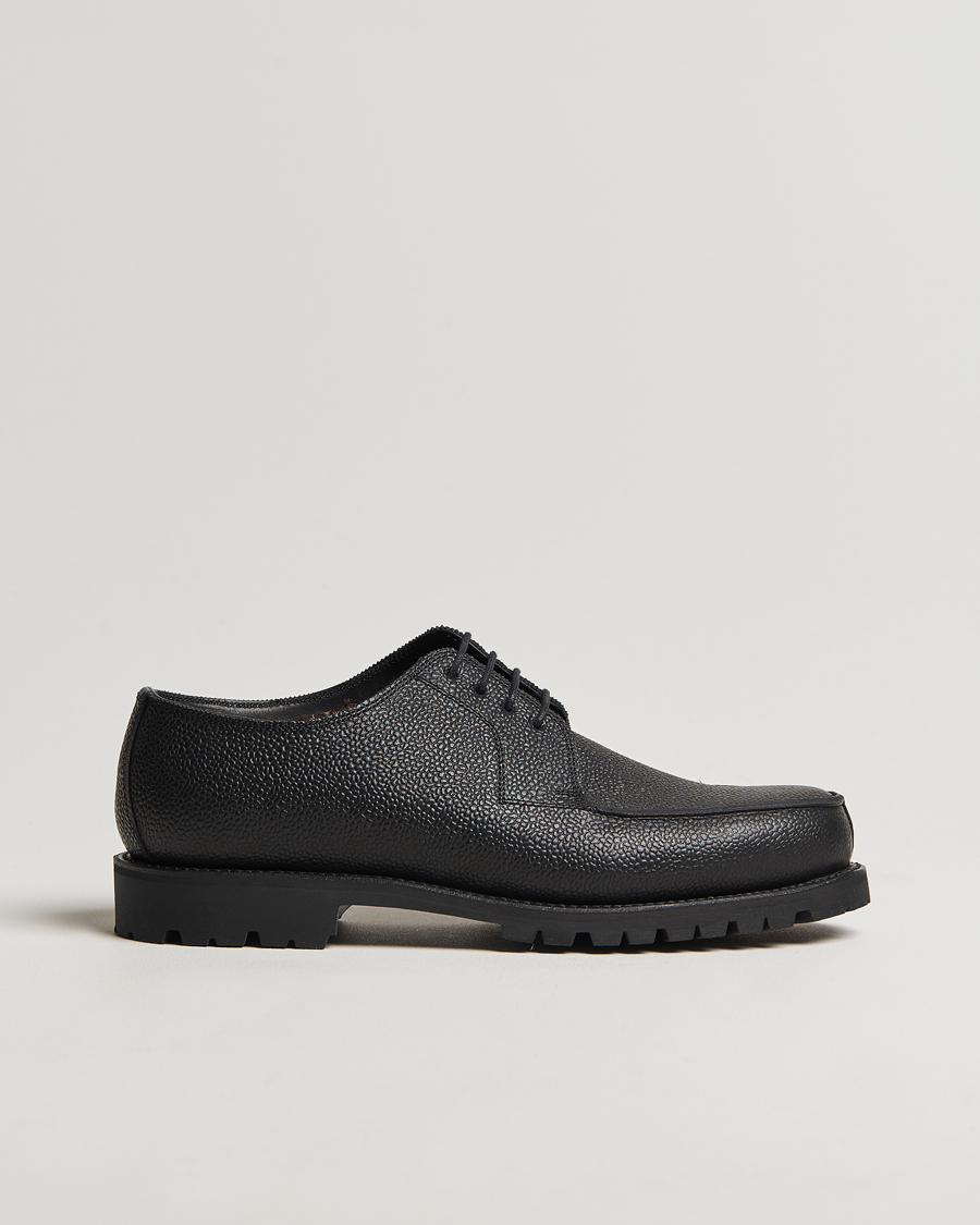 Heren | Derby schoenen | Ludwig Reiter | Norweger Derby Black Grained Calf