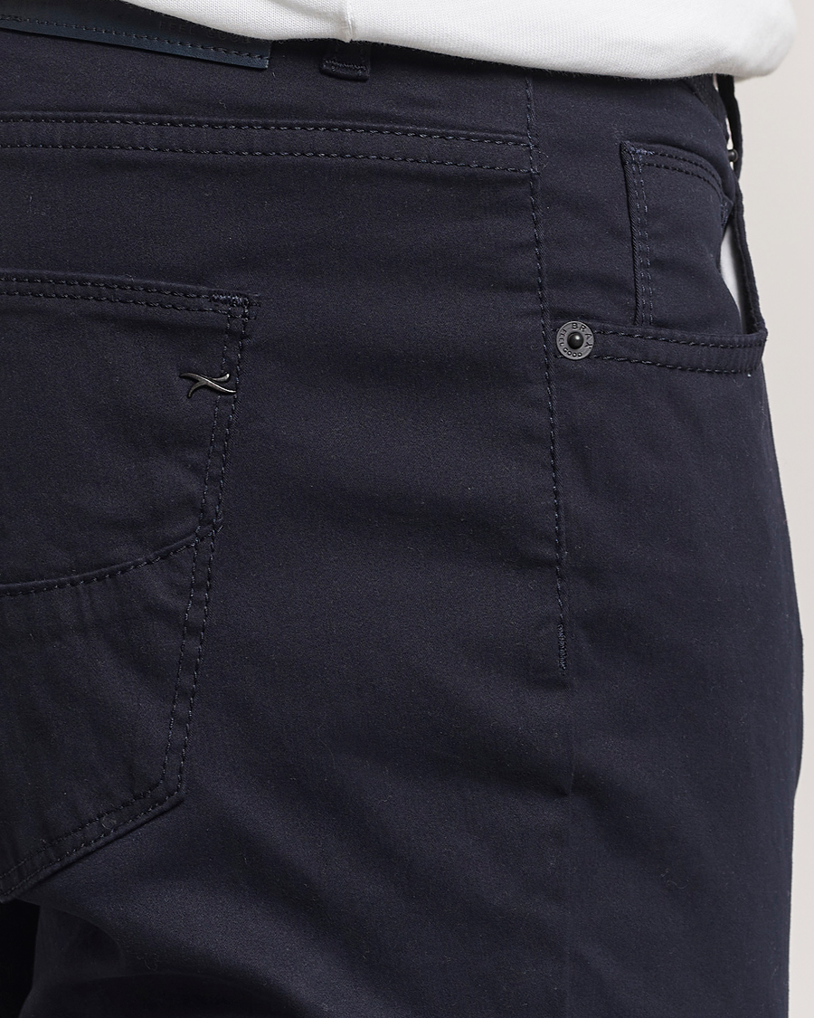 Heren | Broeken | Brax | Cadiz Cotton Satin 5-Pocket Pants Perma Blue