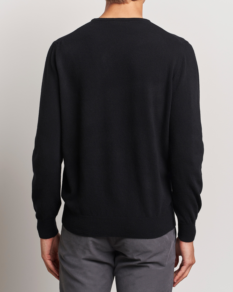 Heren | Truien | Morgano | Wool/Cashmere Crewneck Black
