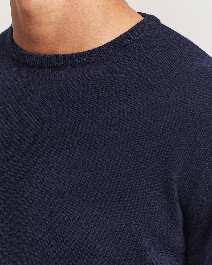 Heren | Truien | Morgano | Wool/Cashmere Crewneck Navy