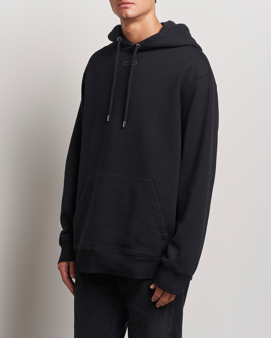 Homme | Pulls Et Tricots | Lanvin | Patch Logo Hoodie Black
