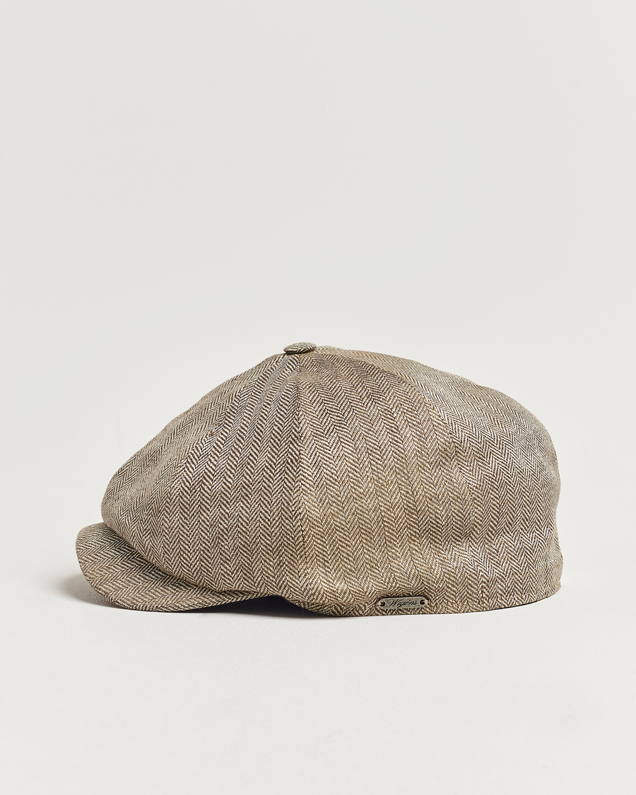 Homme | Wigéns Newsboy Classic Linen Cap Beige | Wigéns | Newsboy Classic Linen Cap Beige