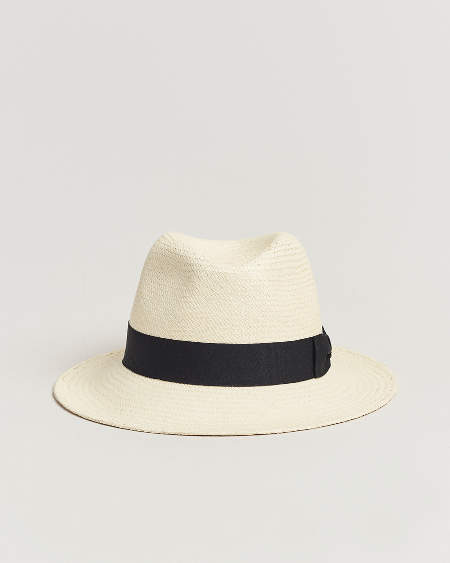 Homme | Bobs Et Casquettes | Wigéns | Panama Hat White/Black