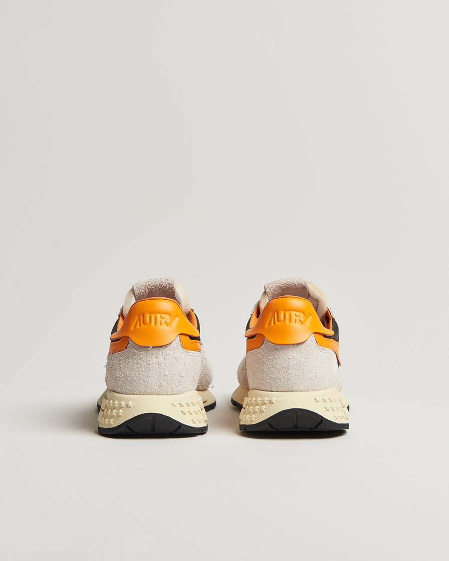 Heren | Autry Reelwind Running Sneaker White/Grey/Orange | Autry | Reelwind Running Sneaker White/Grey/Orange
