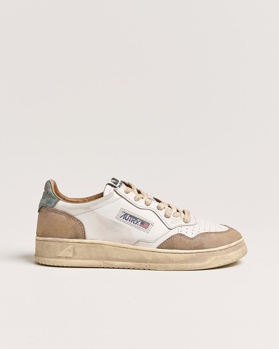 Homme | Autry Super Vintage Low Leather/Suede Sneaker Cyprs/Cognac | Autry | Super Vintage Low Leather/Suede Sneaker Cyprs/Cognac